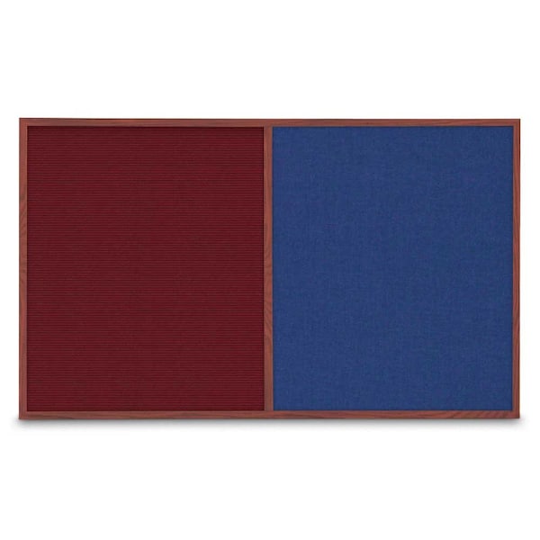 Enclosed Corkboard, 1 Door, 18"x24", 4" Fra